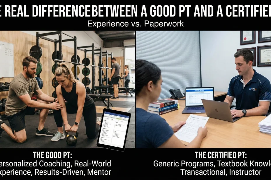 The Real Difference Between a Good PT and a Certified PT 5 The Real Difference Between a Good PT and a Certified PT